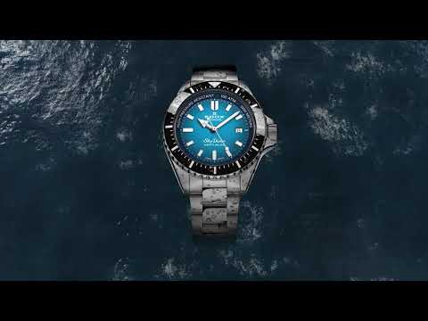 Meeste käekell Edox Skydiver Neptunian 80120-3NM-BUIDN